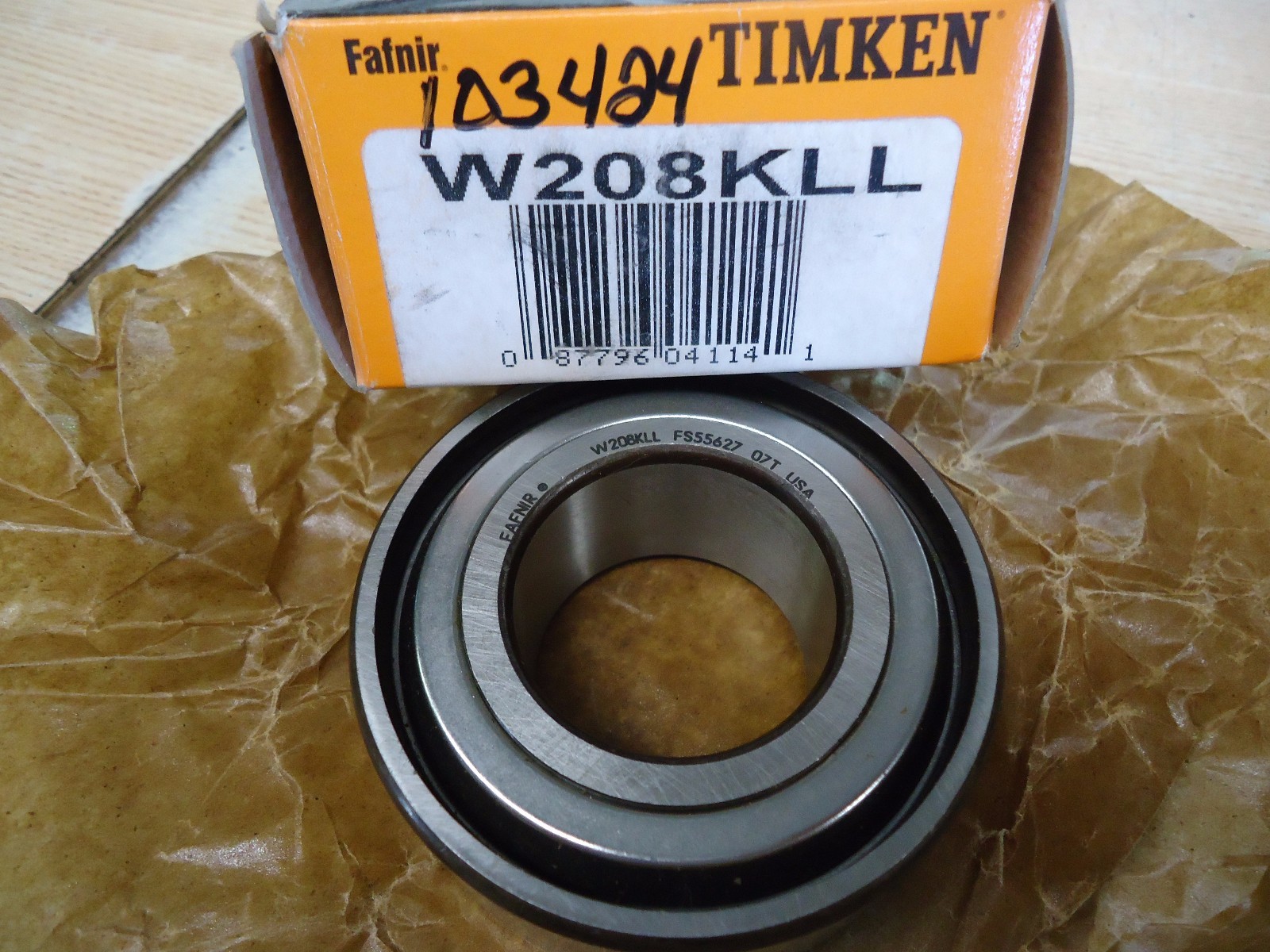 Timken Fafnir Bearing W208KLL – New – FS55627 07Tt