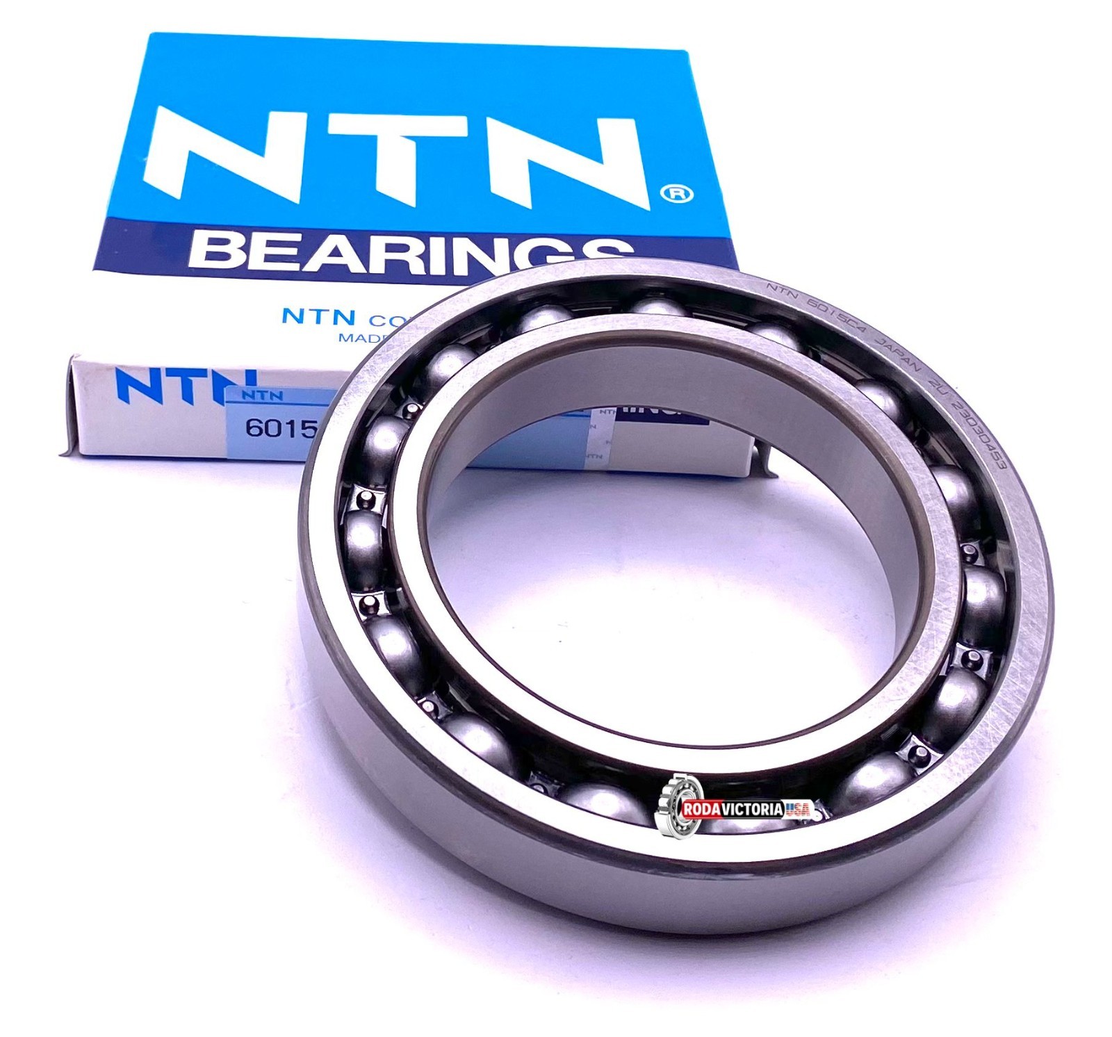 NTN 6015 CM Deep Groove Ball Bearing, Open Type, No Seals 75x115x20 mm
