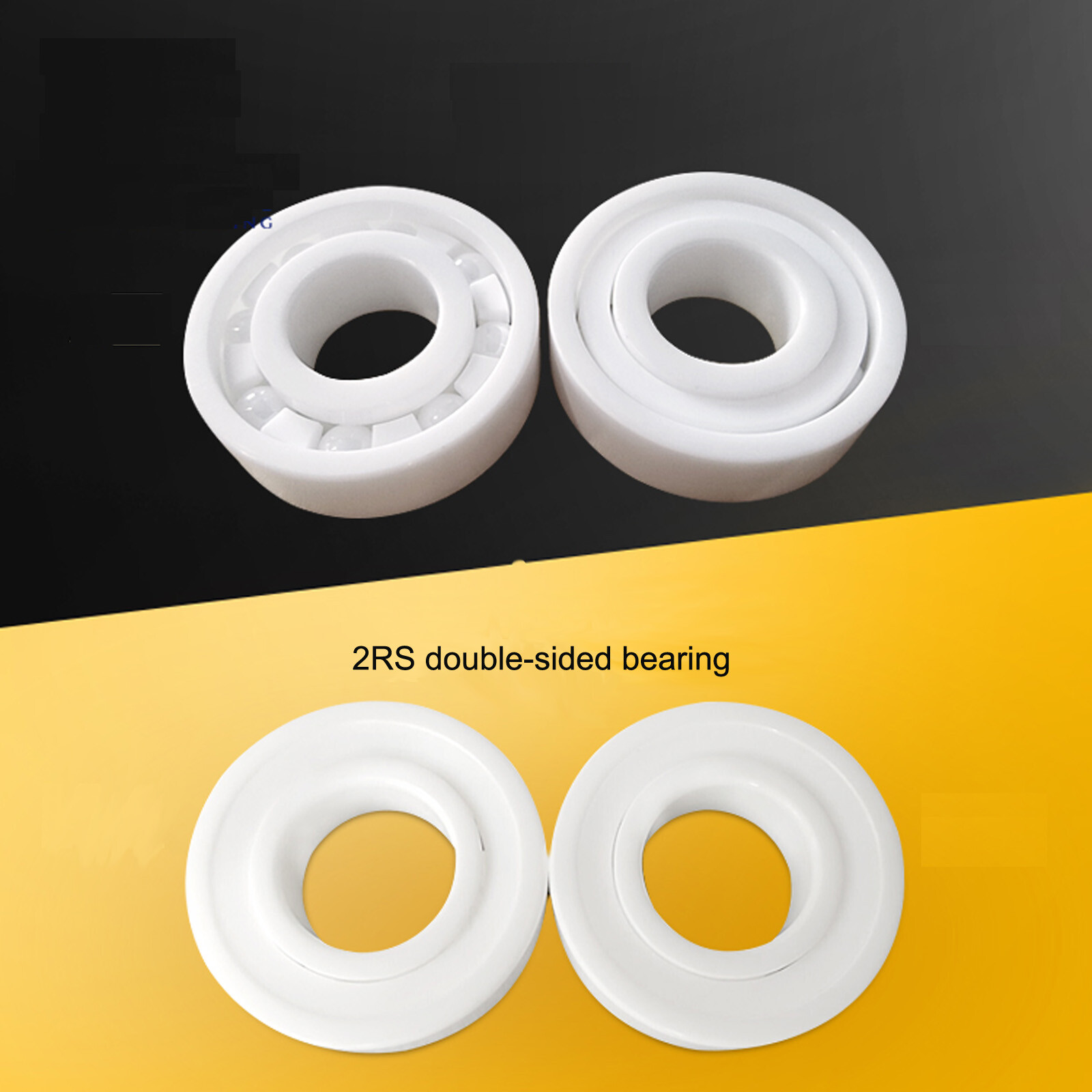 Ceramic ZrO2 Ball Bearings 6900 6901 6902 6903 6904 6905 6906 6907 2RS Optional