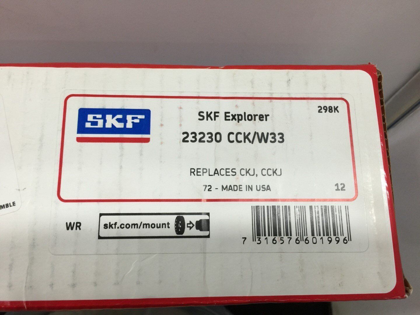 SKF 23230-CCK-W33 Roller Spherical Bearing 5-7/8″ Bore