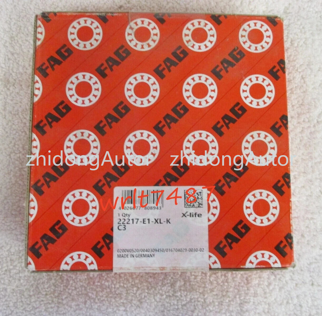 1PC NEW FAG 22217-E1-XL-K-C3 self-aligning roller bearing #ZD