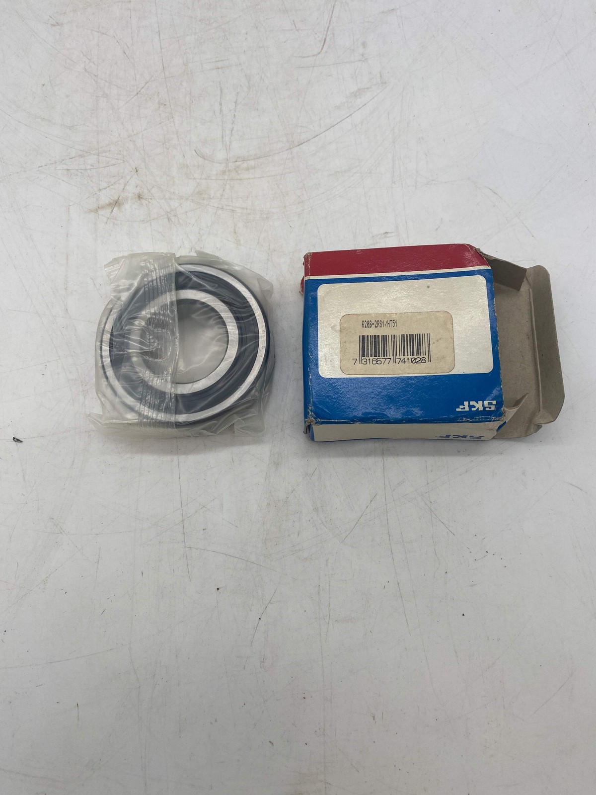 SKF 6206-2RS1/HT51 Ball Bearing (Open Box)