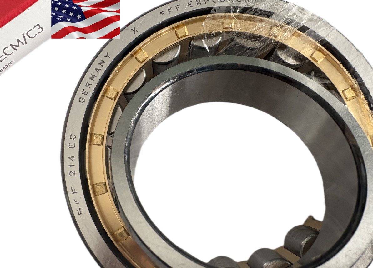 For SKF NU214 ECM/C3 CYLINDRICAL ROLLER BEARING 70x125x24mm
