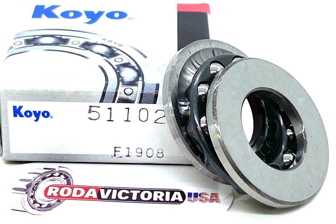 KOYO MADE IN JAPAN 51102 Thrust Ball Bearings 15x28x9mm SAME DAY SHIPPING !