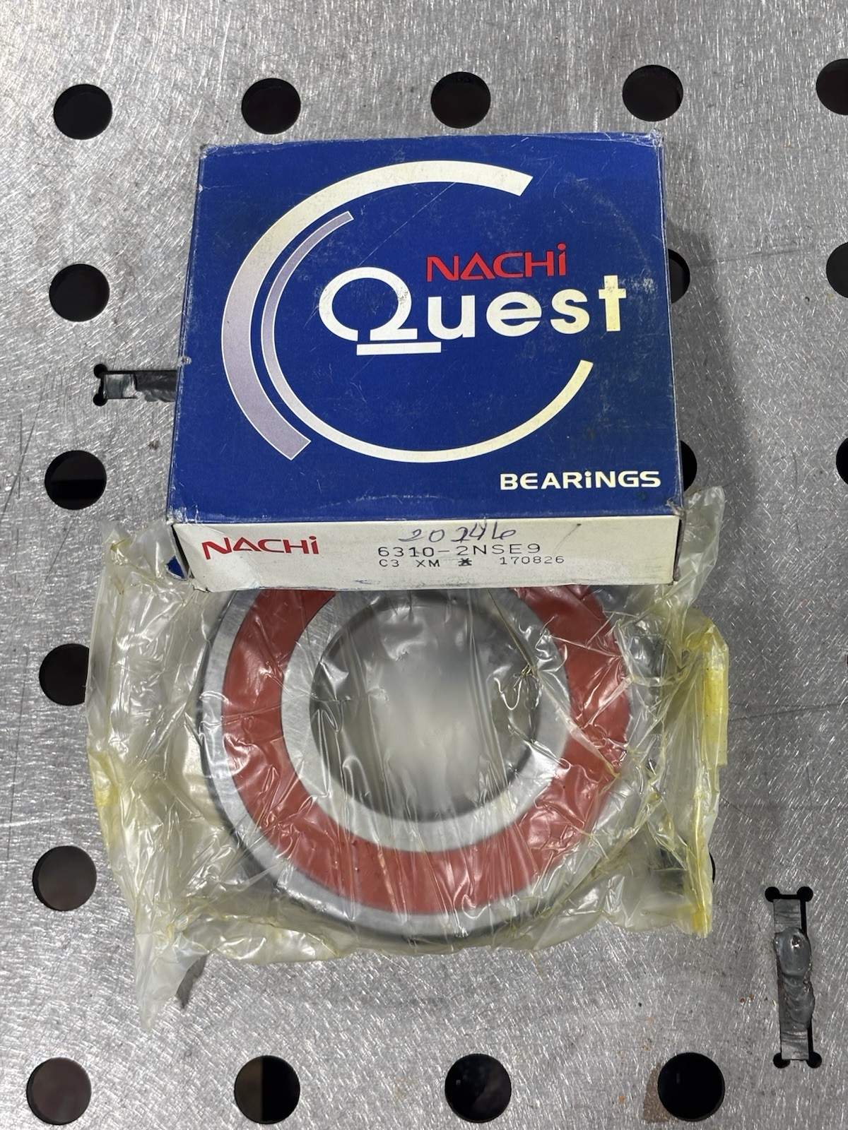 Nachi Quest 6310-2NSE9 C3 Steel Ball Bearing 50mm Bore 110mm OD 27mm