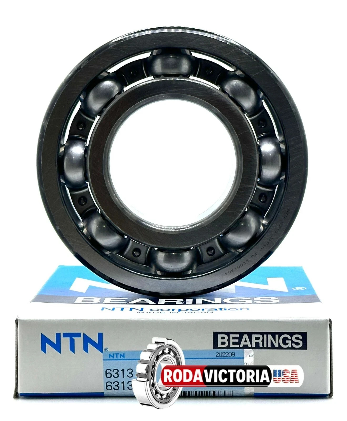 NTN 6313 C3 Deep Groove Ball Bearing, Open Type, No Seals 65x140x33 mm