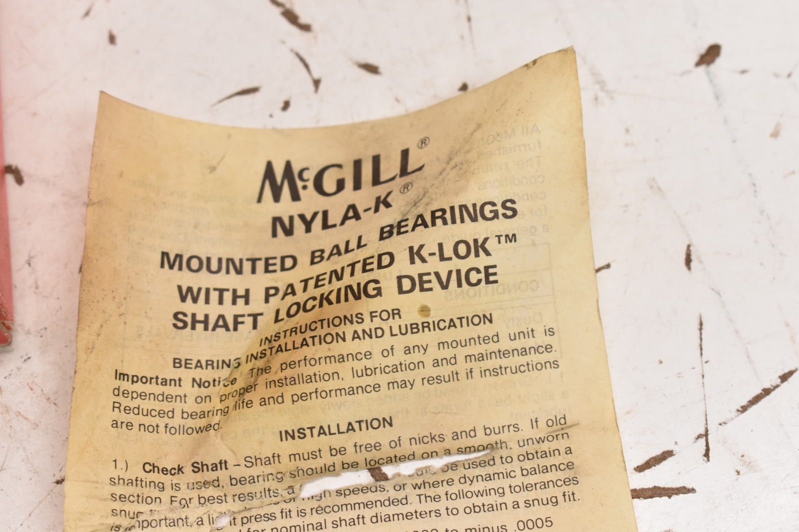 McGill Nyla-k 2 Bolt Flange Mounted Ball Bearing FC2-25-1