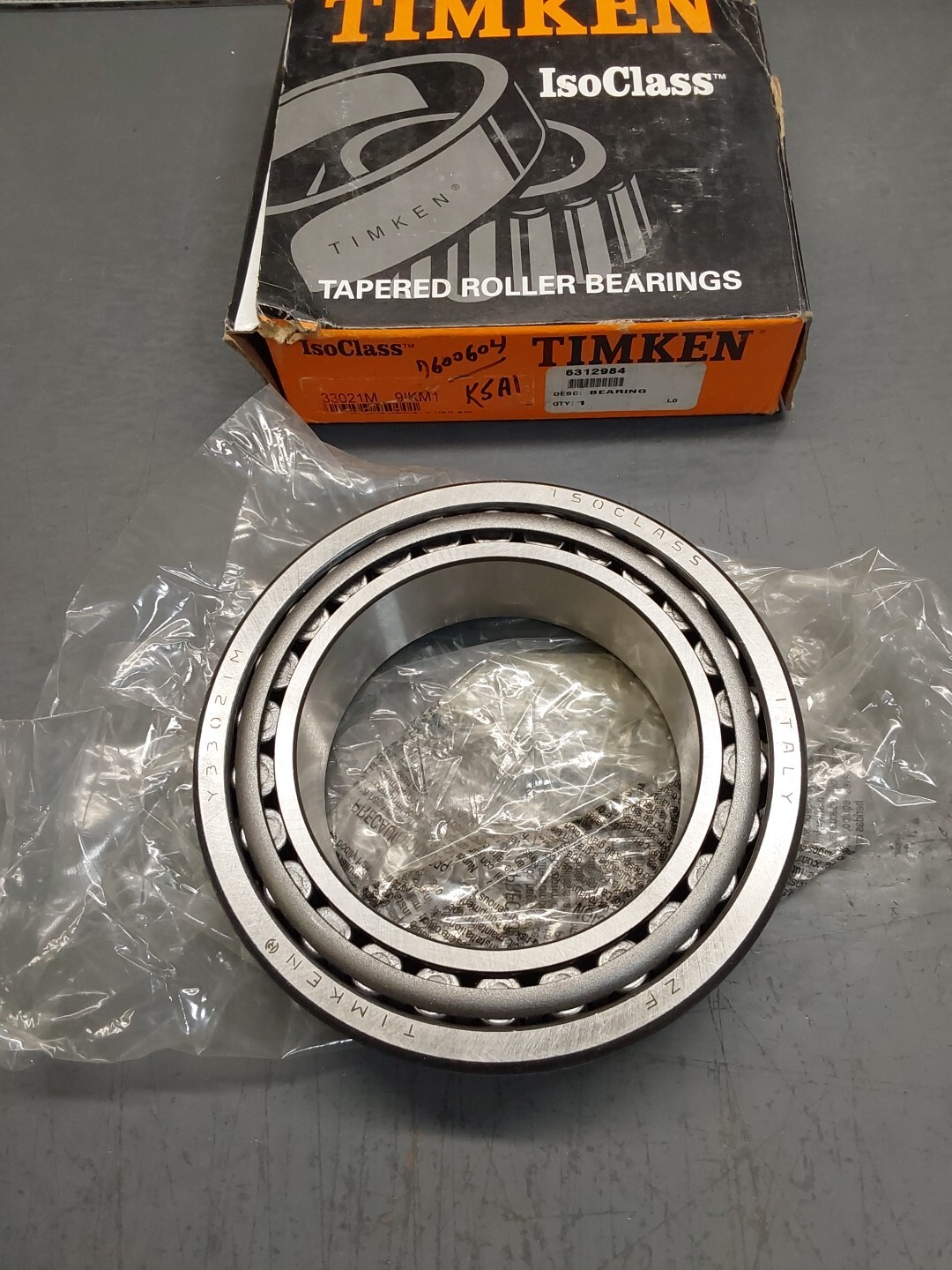 NOS Timken 33021M-91NM3 Tapered Roller Bearing Set. Cone X33021M Cup Y33021M