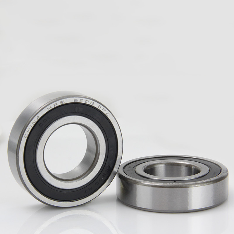 Deep Groove Ball Bearing ID 10mm-40mm Shielded Sealing Rubber / Iron 6000-6008ZZ