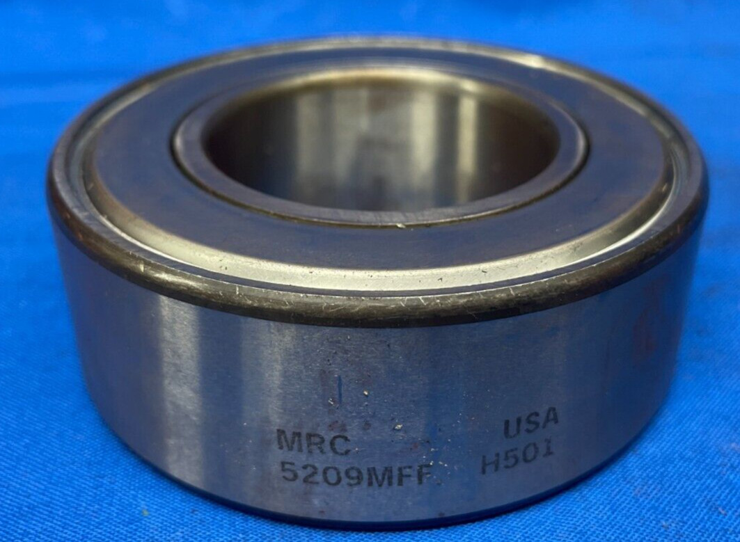 MRC DOUBLE ROW ANGULAR CONTACT BALL BEARING 5209MFF 45MM X 85MM X 30.2MM