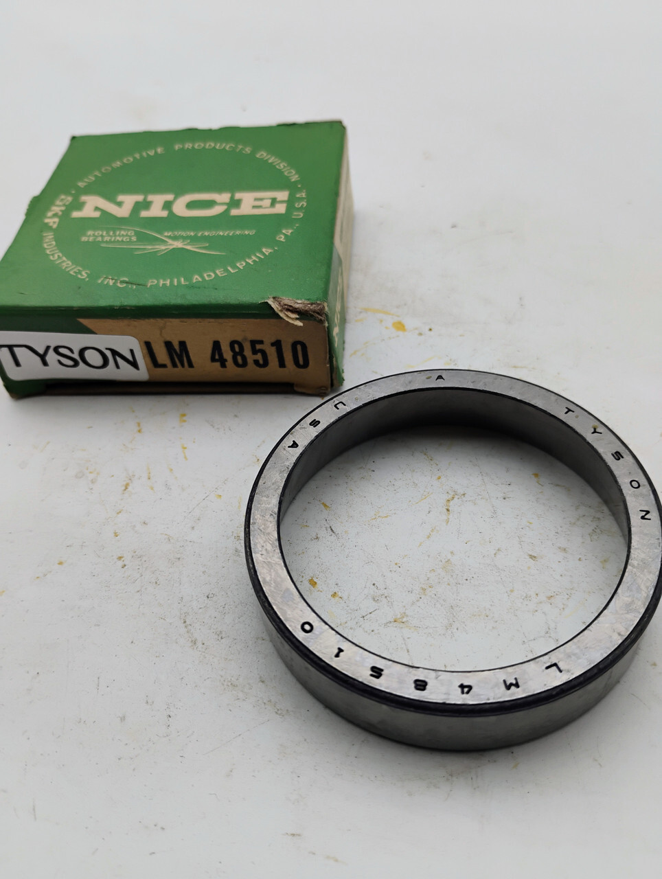 Tyson LM-48510 Tapered Roller Bearing Cup NOS