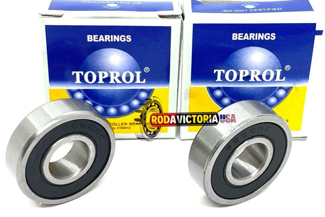 QTY (2) 6000-2RS High Quality Two Side Rubber Seal Ball Bearing 10x26x8 6000 2RS
