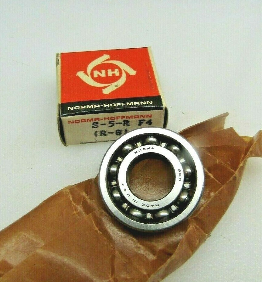 Norma Hoffman Made in USA R-8 R8 1/2″ X 1-1/8″ X 5/16″ Open Bearing