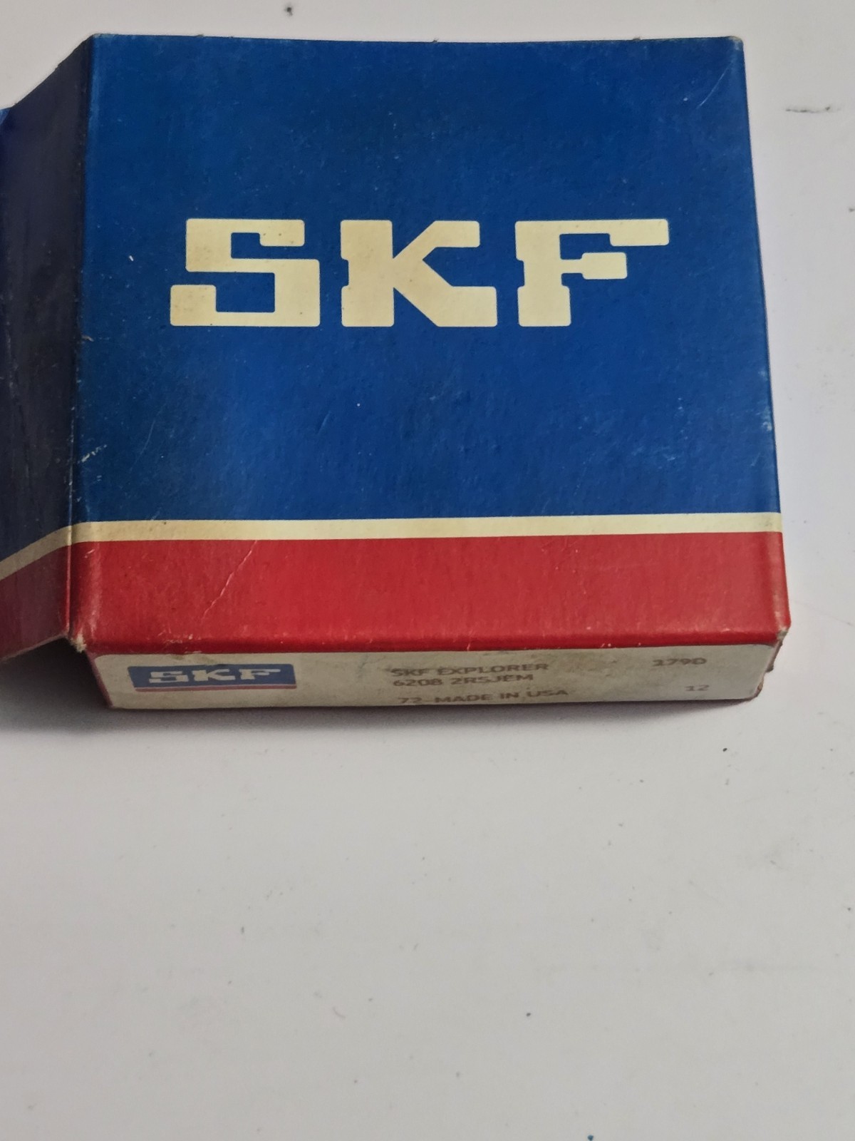 SKF Explorer 6208-2RSJEM Bearing New Open Box