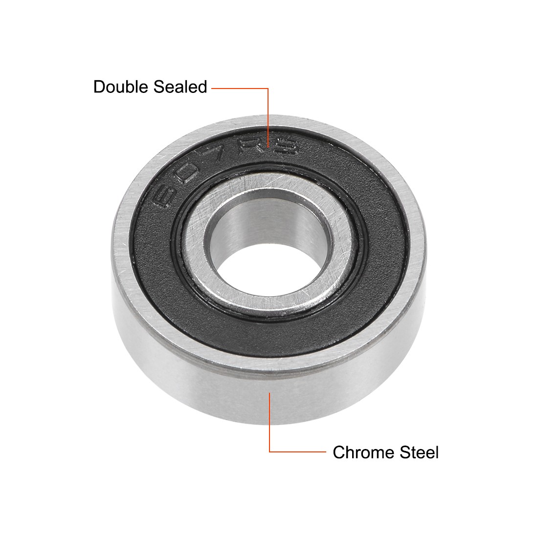 7mm I.D. Miniature Ball Bearings 607z 627z 687z 697z Mr117zz 607-2RS (10Qty)