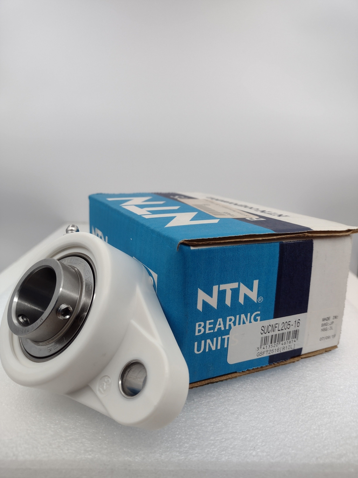 NTN SUCNFL205-16 Insert Bearing Assembly with 2-Bolt Thermoplastic Housing