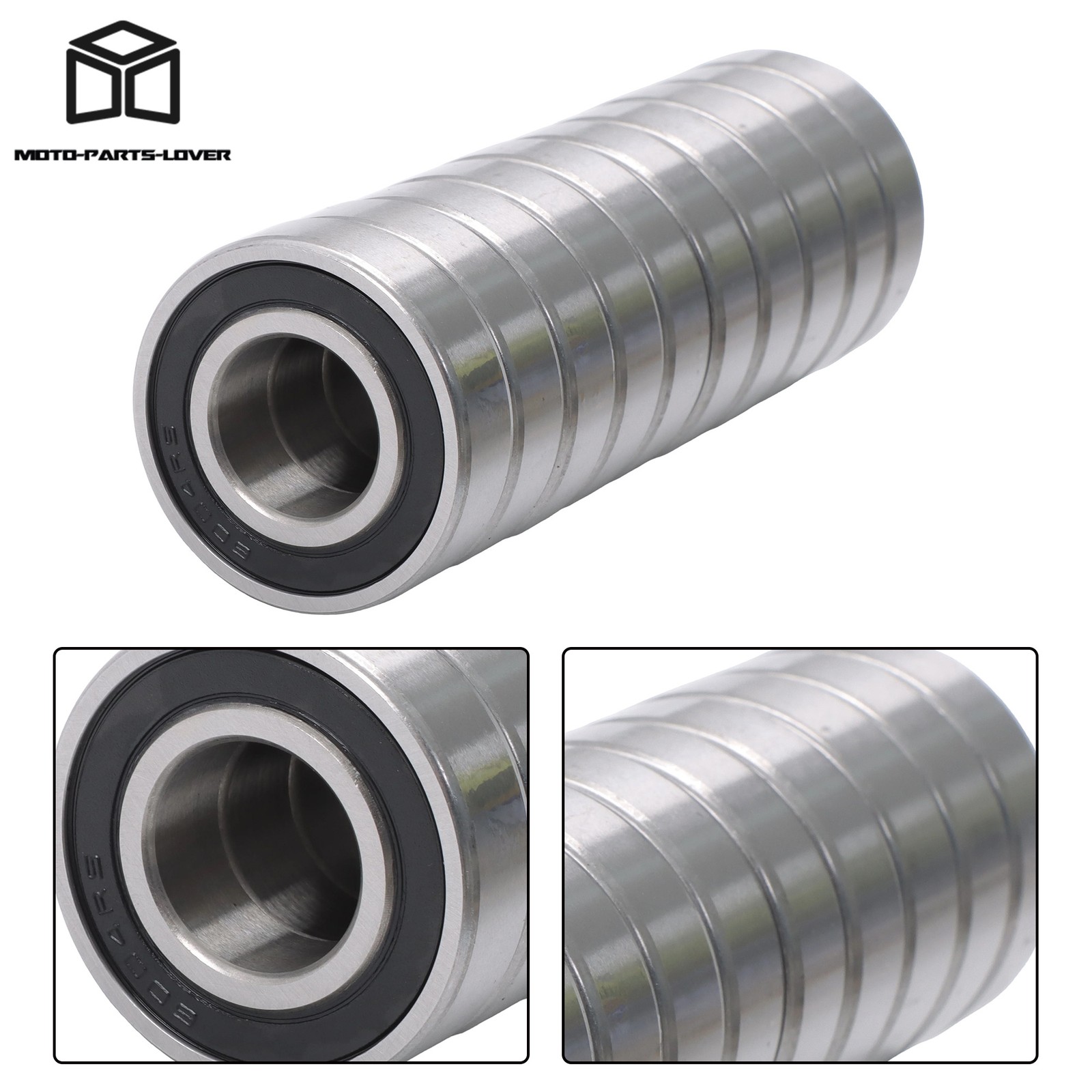 20x42x12mm 6004-2RS C3 Ball Bearings 10 Pack Premium Rubber Sealed Bearings