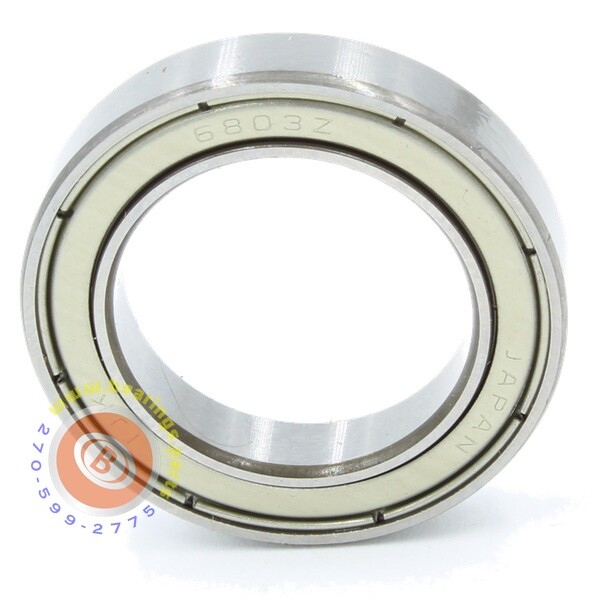 6803-ZZ Ball Bearing 17mm x 26mm x 5mm Double Shielded – IJK Japan