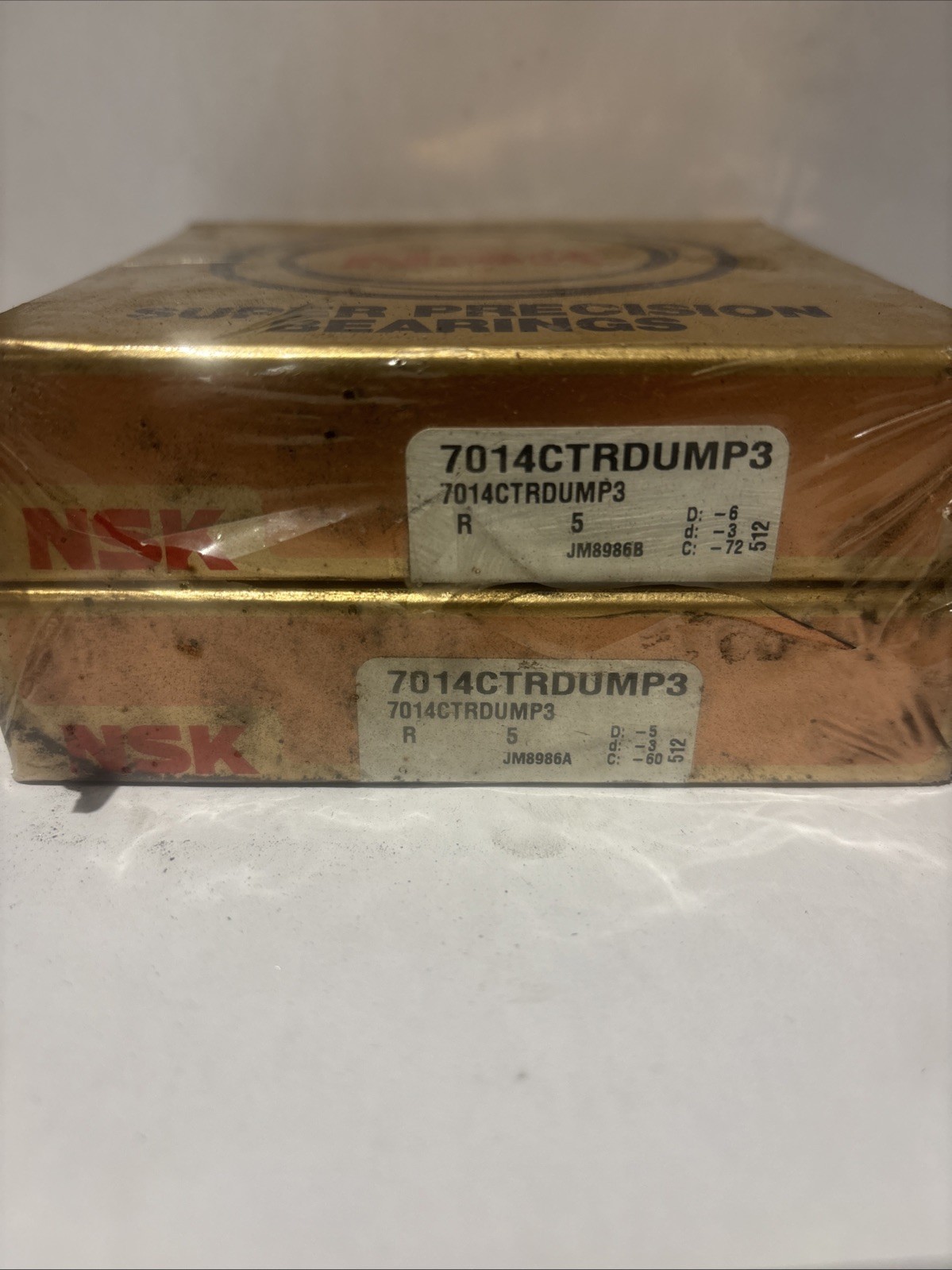NSK 7014CTRDUMP3 Super Precision Spindle Bearings Pair