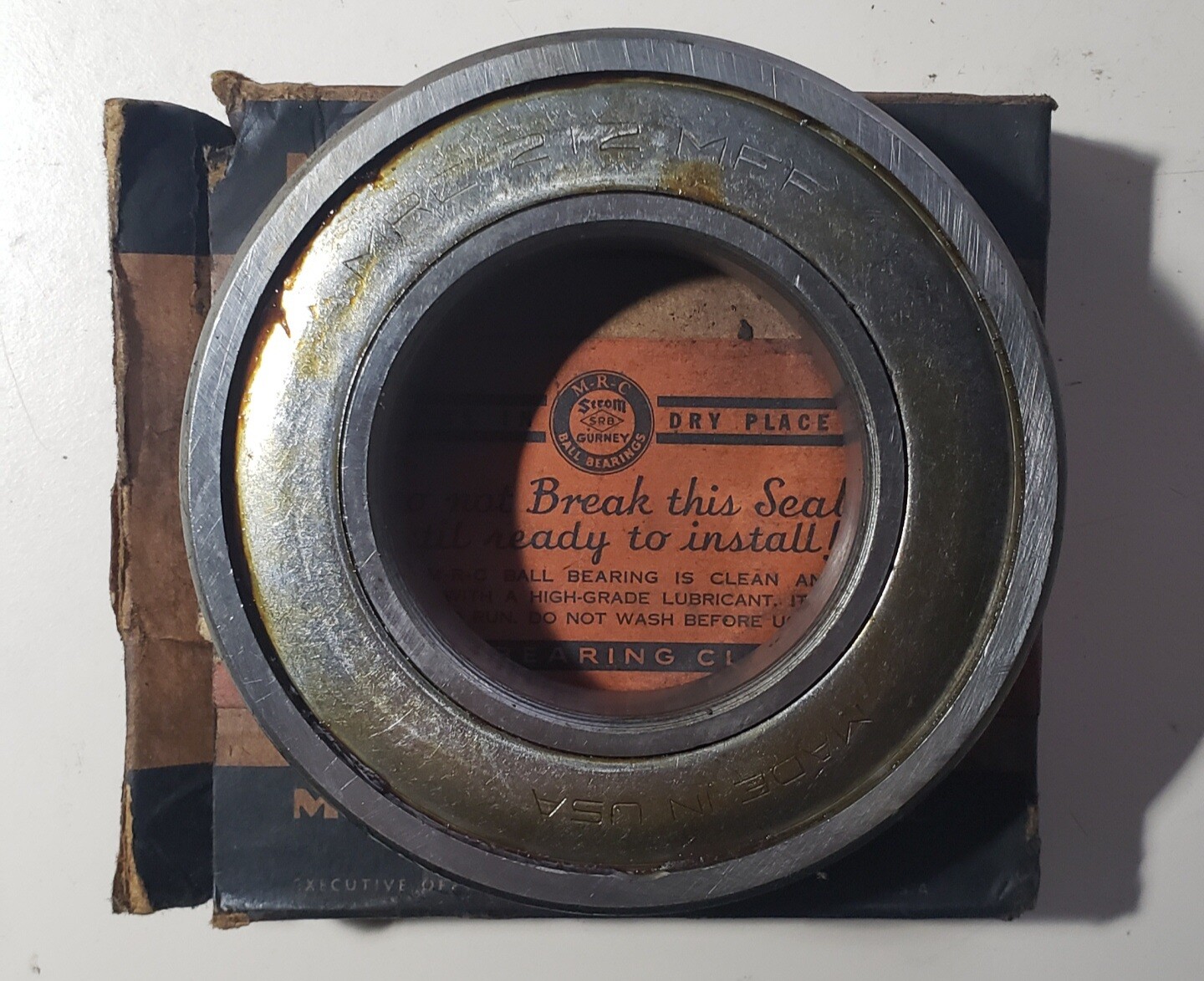MRC 212MFF BEARING METAL SEALS 60x110x22 mm 212 MFF MAX TYPE 6216-ZZ *USA MADE*