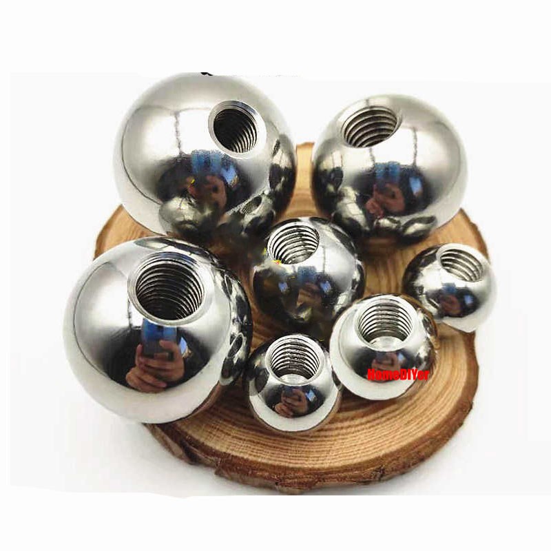 Stainless Steel Drilling Balls Female Thread M6 M8 M12 Blind Hole Ball Knob Nut