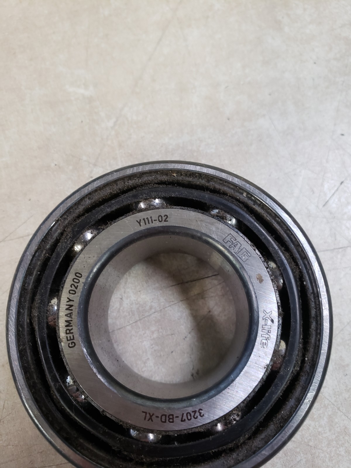FAG (Schaeffler) 3207-BD-XL Double Row Angular Contact Bearing USED