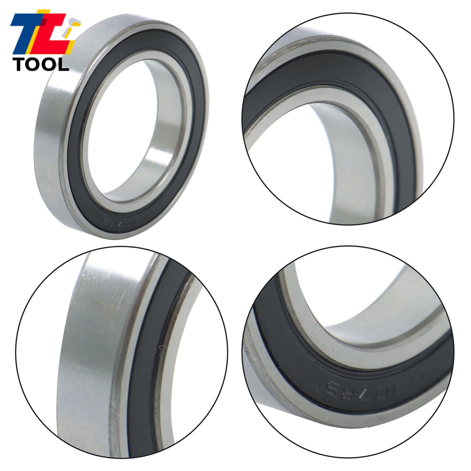 Industrial 6907-2RS Bearings 10pcs 35x55x10mm Double Sealed