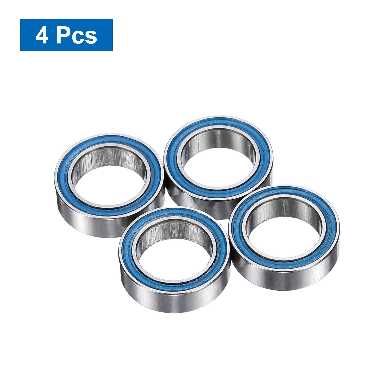 4Pcs MR137-2RS Deep Groove Bearing 7x13x4mm Double Sealed Chrome Steel P5