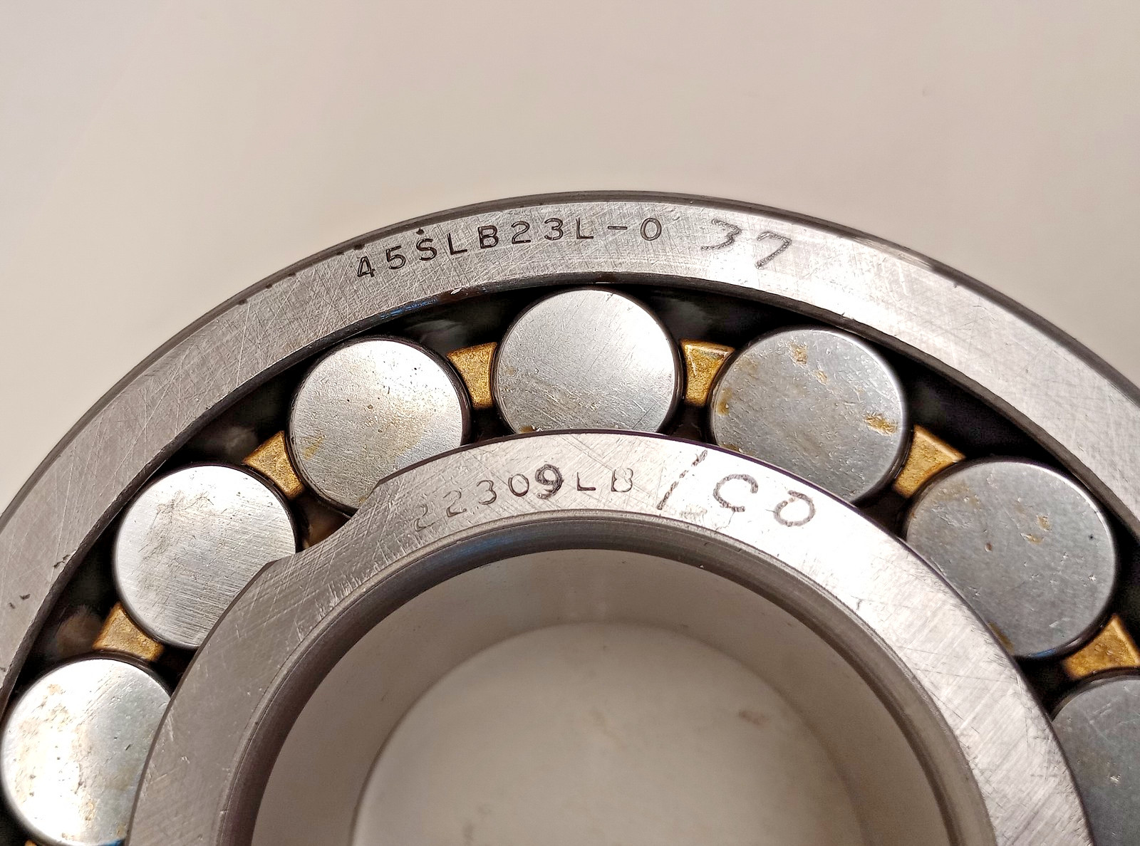 Link-Belt 22309LBW33C0 Spherical Bearing brass USA 45x100x36mm 22309LB-W33-C0