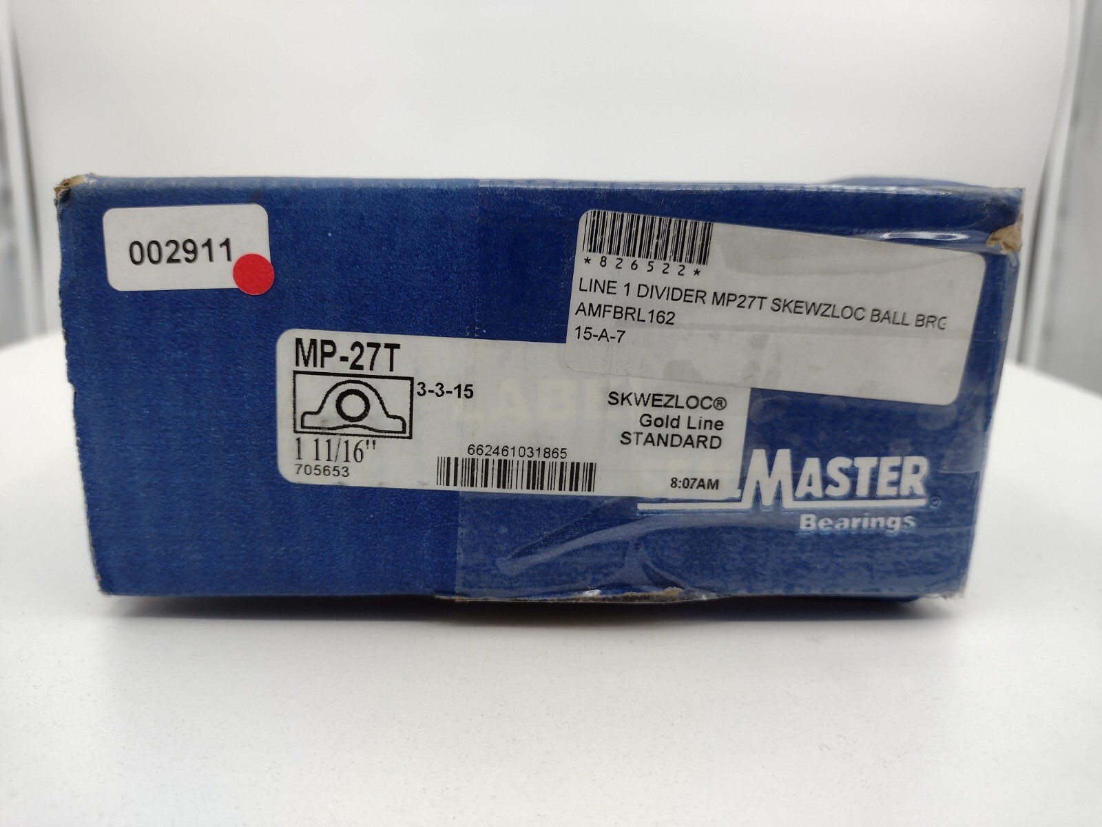 SealMaster MP-27T Pillow Block Ball Bearing Unit