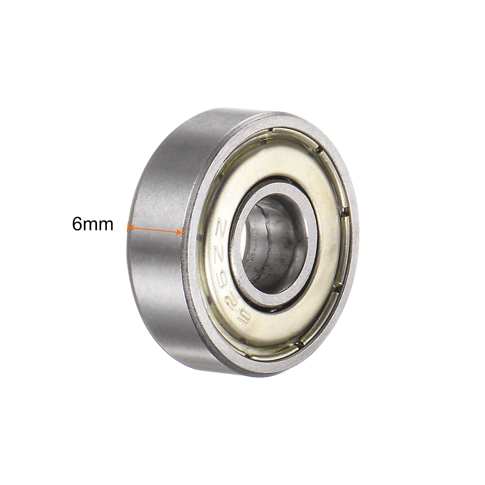 25pcs 626ZZ Ball Bearings 6x19x6mm Carbon Steel Double Shielded ABEC3
