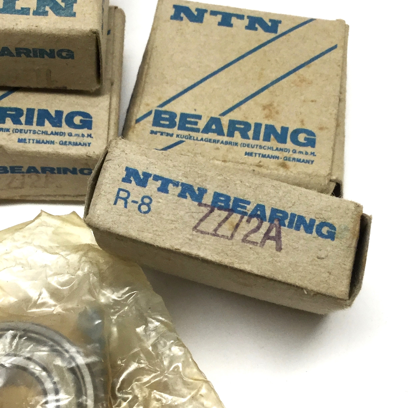 Lot of 5 NTN R8ZZ Radial Ball Bearings, Single Row, 1/2″ Bore, 1-1/8″ OD