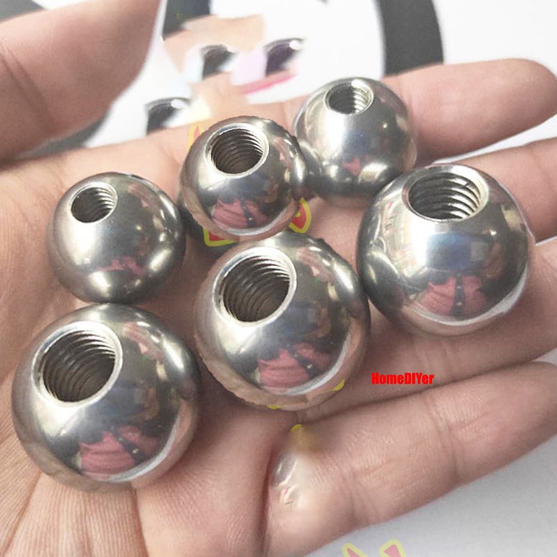 Stainless Steel Drilling Balls Female Thread M6 M8 M12 Blind Hole Ball Knob Nut