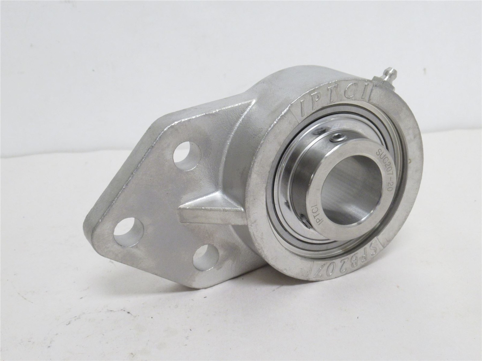 239075 New-No Box; IPTCI SUCSFB207-20 Bracket Flange Bearing; SS; 25mmID