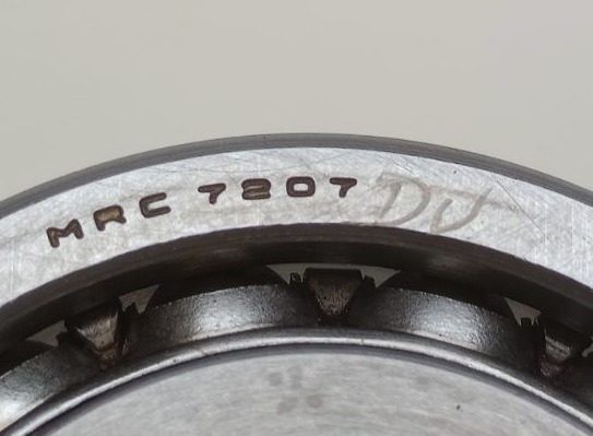 MRC 7207DU Angular Contact Ball Bearing 35X72X17mm 7207-DU