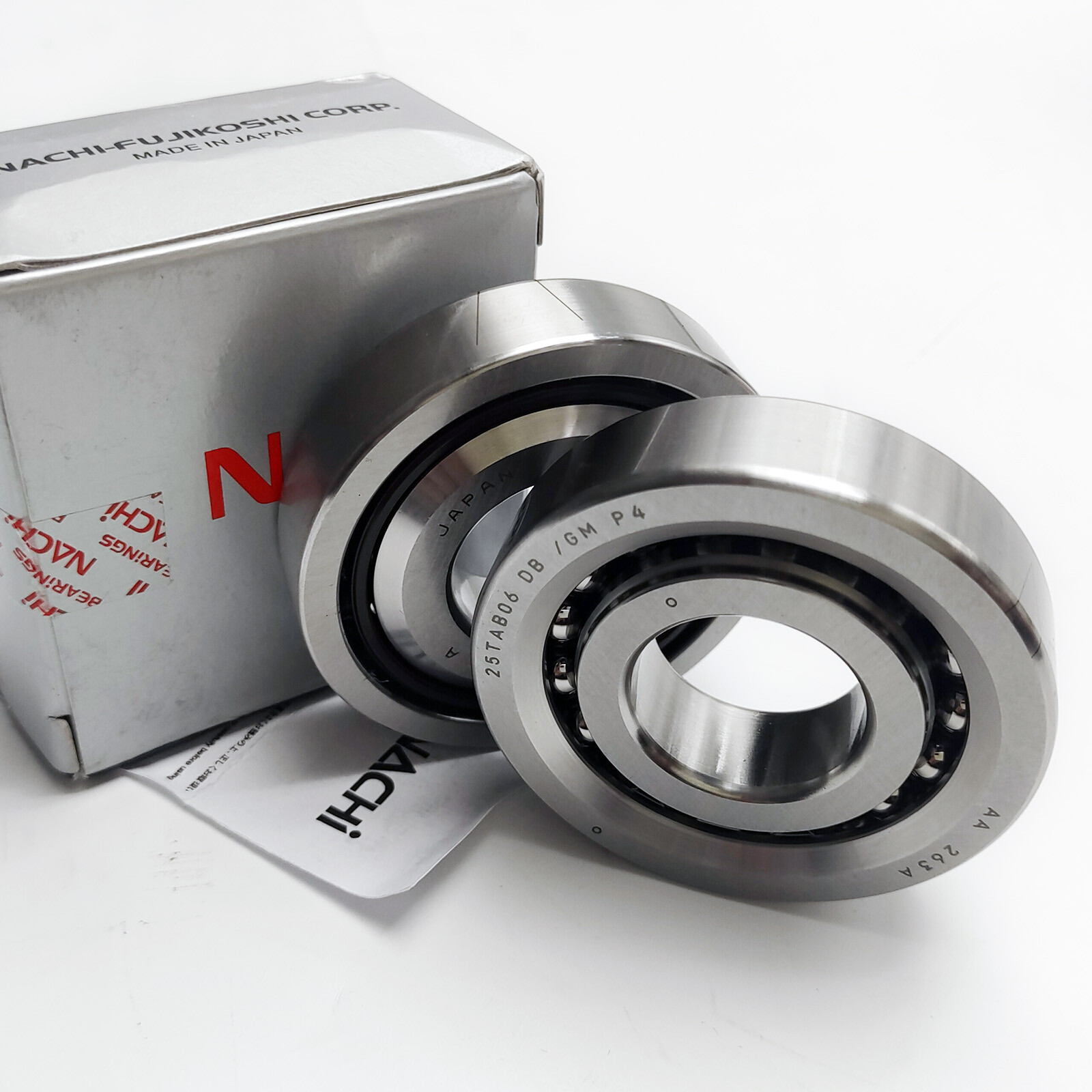 E25TAB06DB0 Ballscrew Bearing 2pcs Matched Pair for Nachi 25TAB06DBGMP4