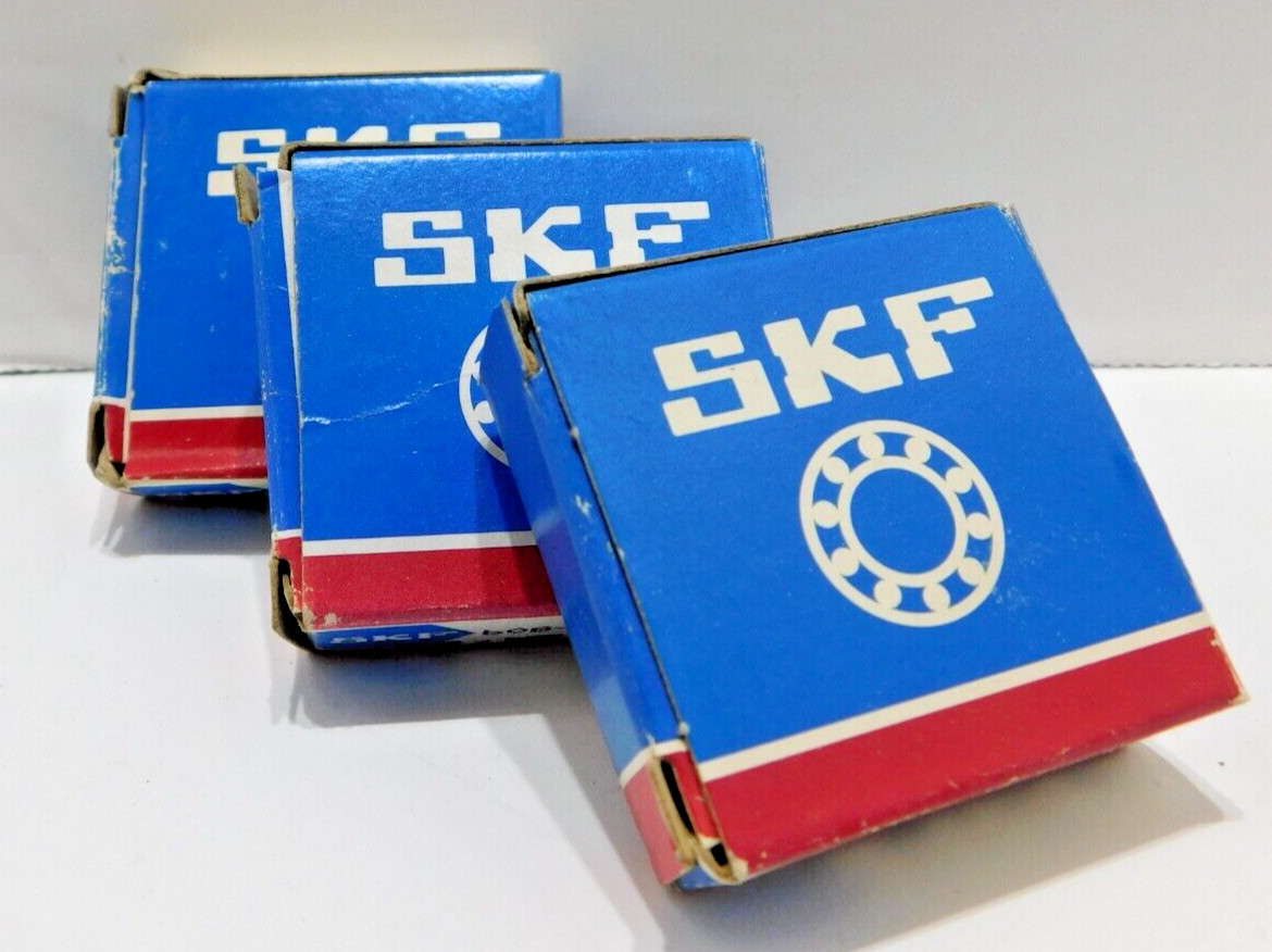 Lot of 3 SKF 608-2ZJEM Shielded Ball Bearing