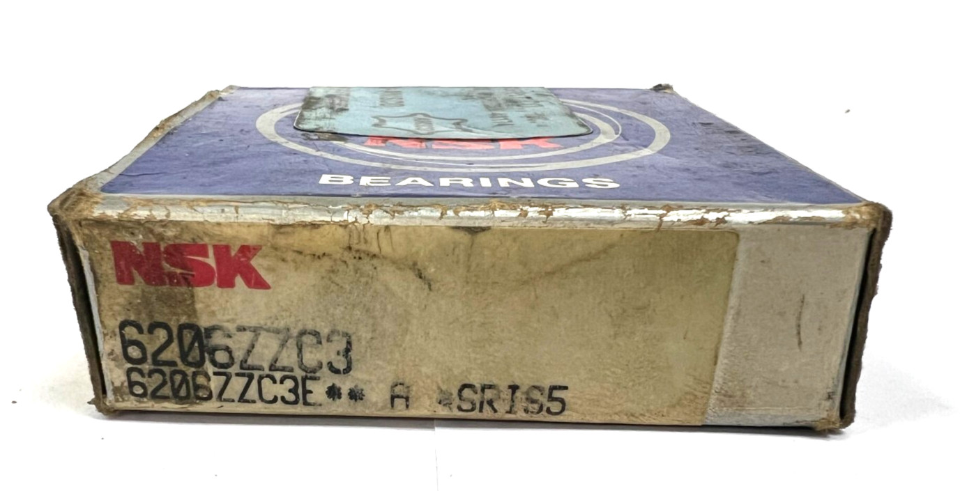 NSK 6206-2Z/C3HT51 DEEP GROOVE BALL BEARING 30MM ID 62MM OD 16MM WIDTH