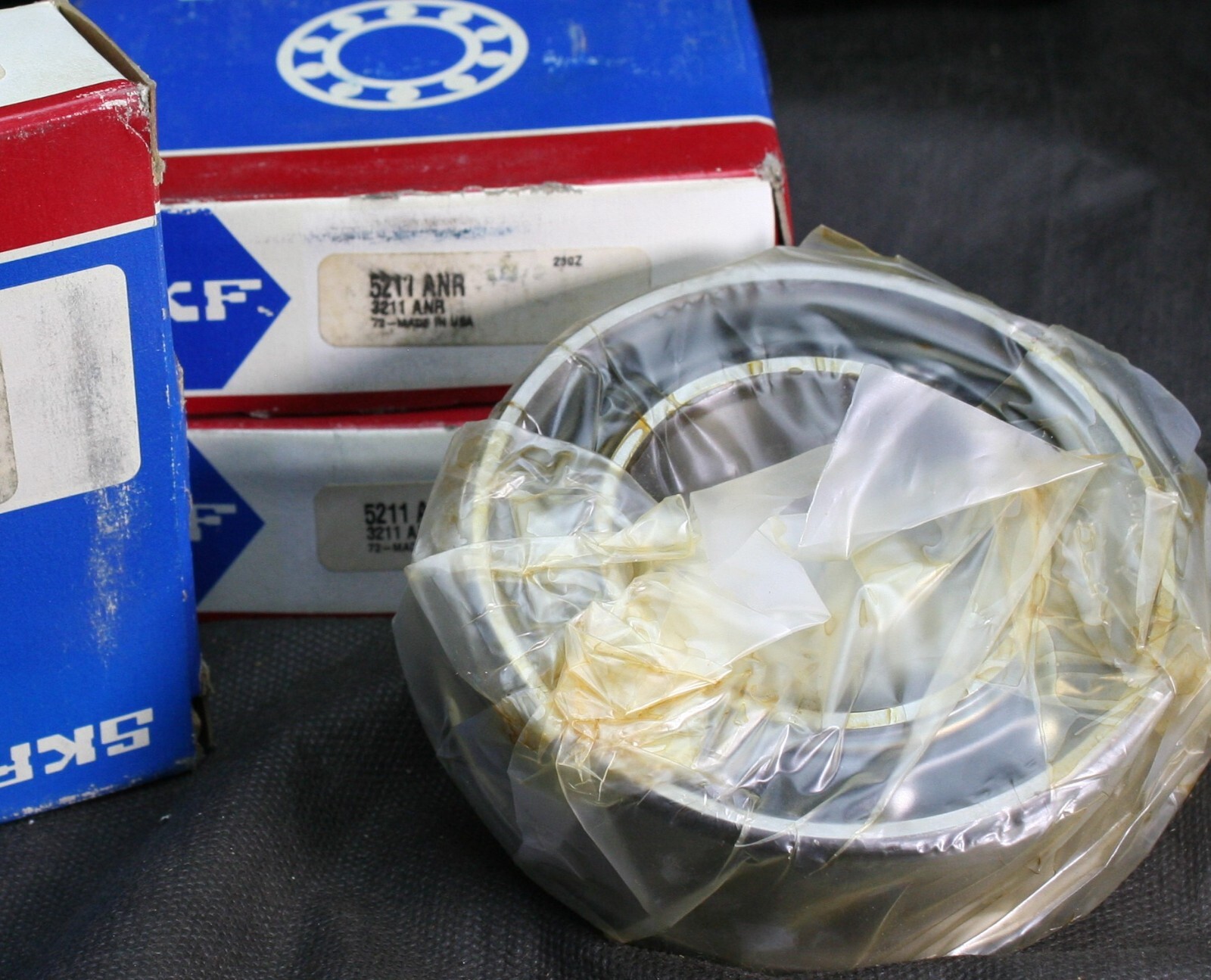 One (1) SKF 3211 ANR Angular Contact Bearing 55MM Bore 5211 ANR USA NEW