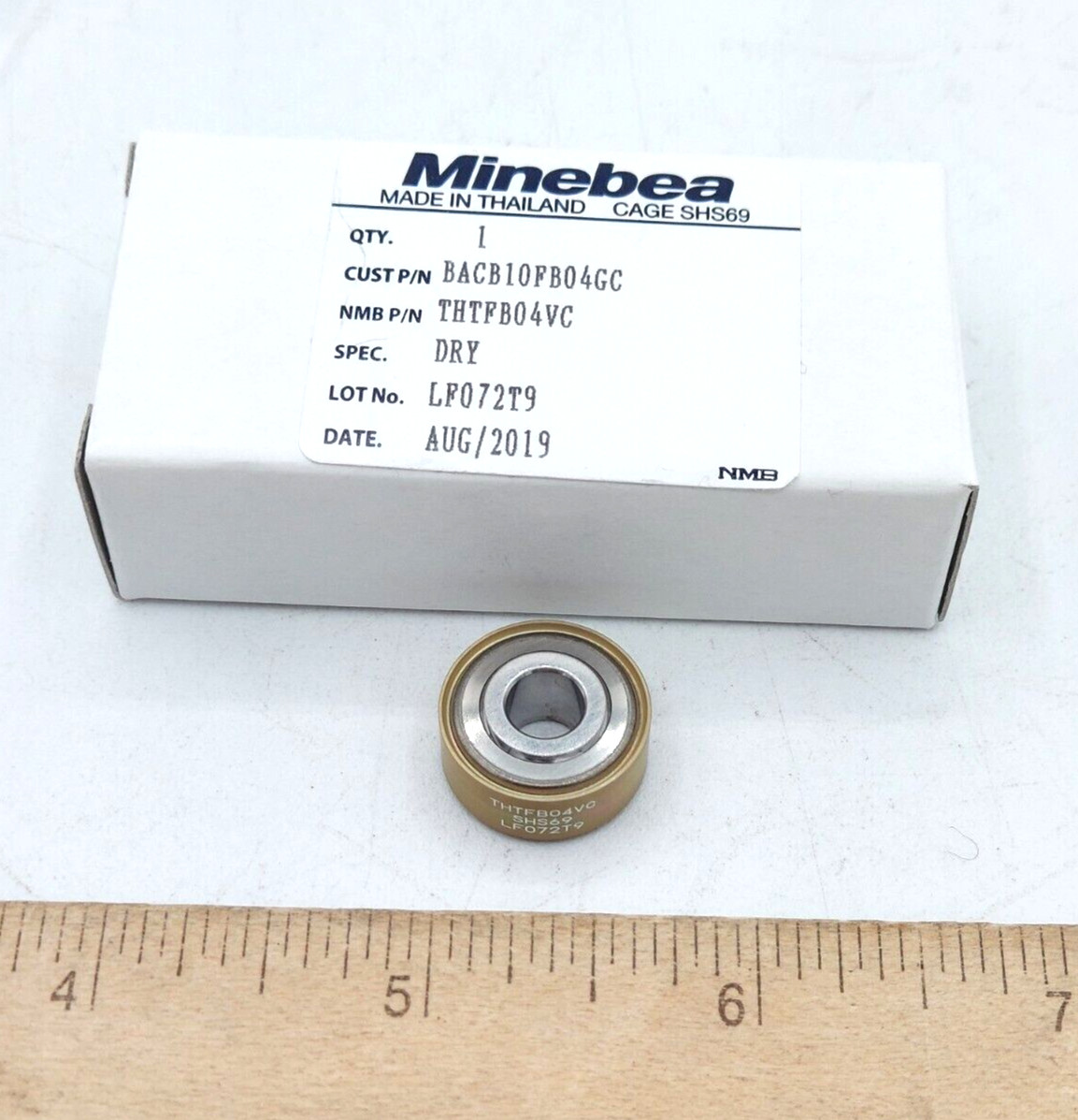 Minebea Spherical Bearing 1/4″x11/16″ BACB10FB04GC THTFB04VC SHS69 LF072T9 *NEW*