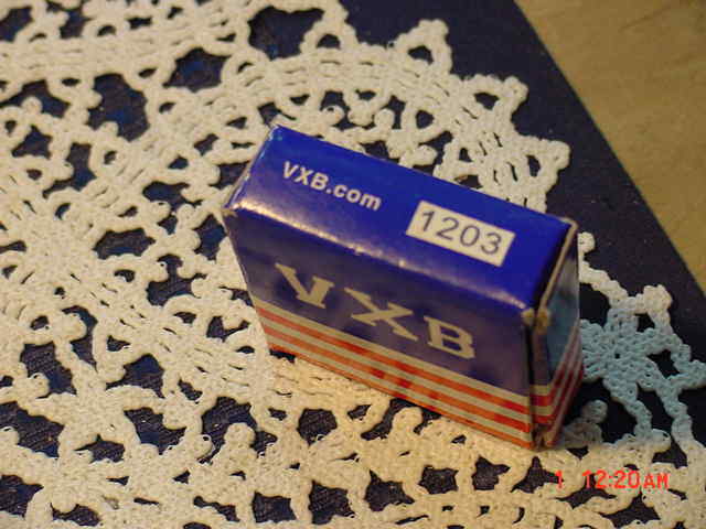 VXB 1203, Bearing, Radial, Self Aligning Bearing 17x40x12 Ball Bearing, NEW!