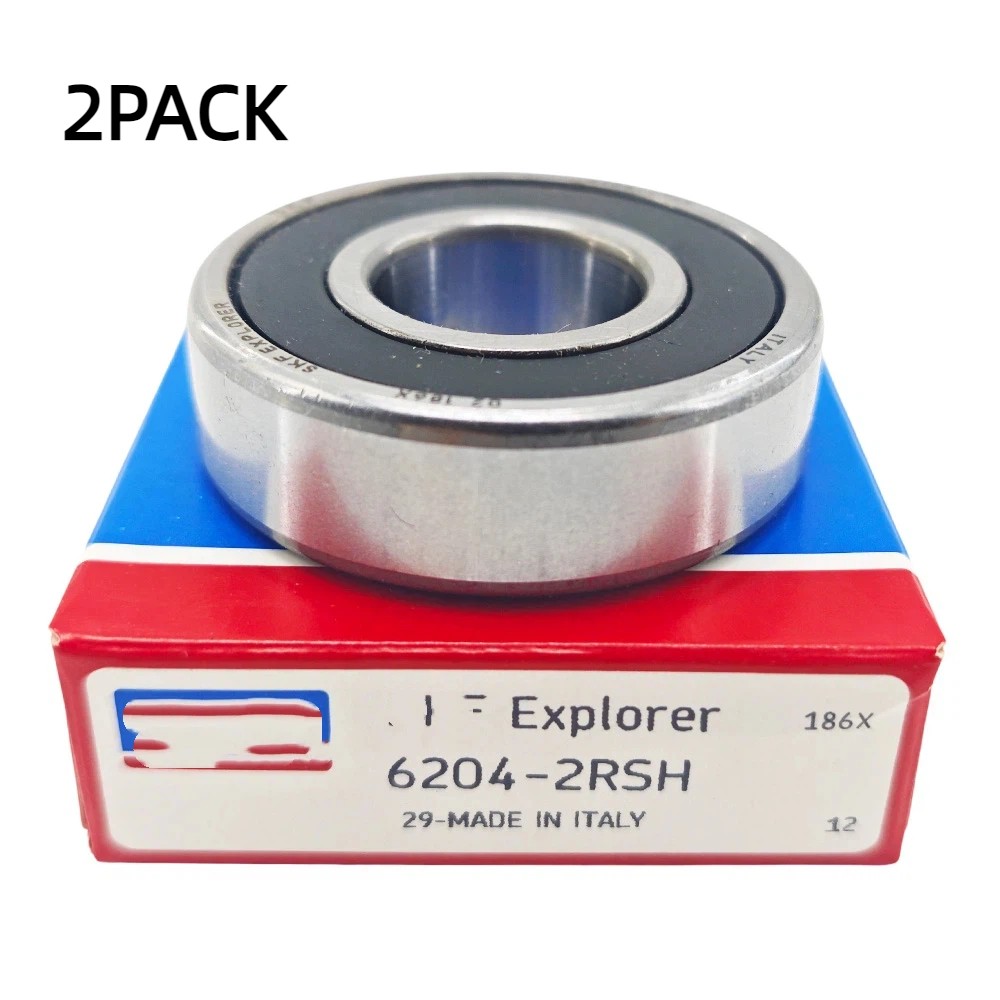 NEW 2PCS For SKF 6204-2RSH Deep Groove Ball Bearing 6204-2RS 6204RS