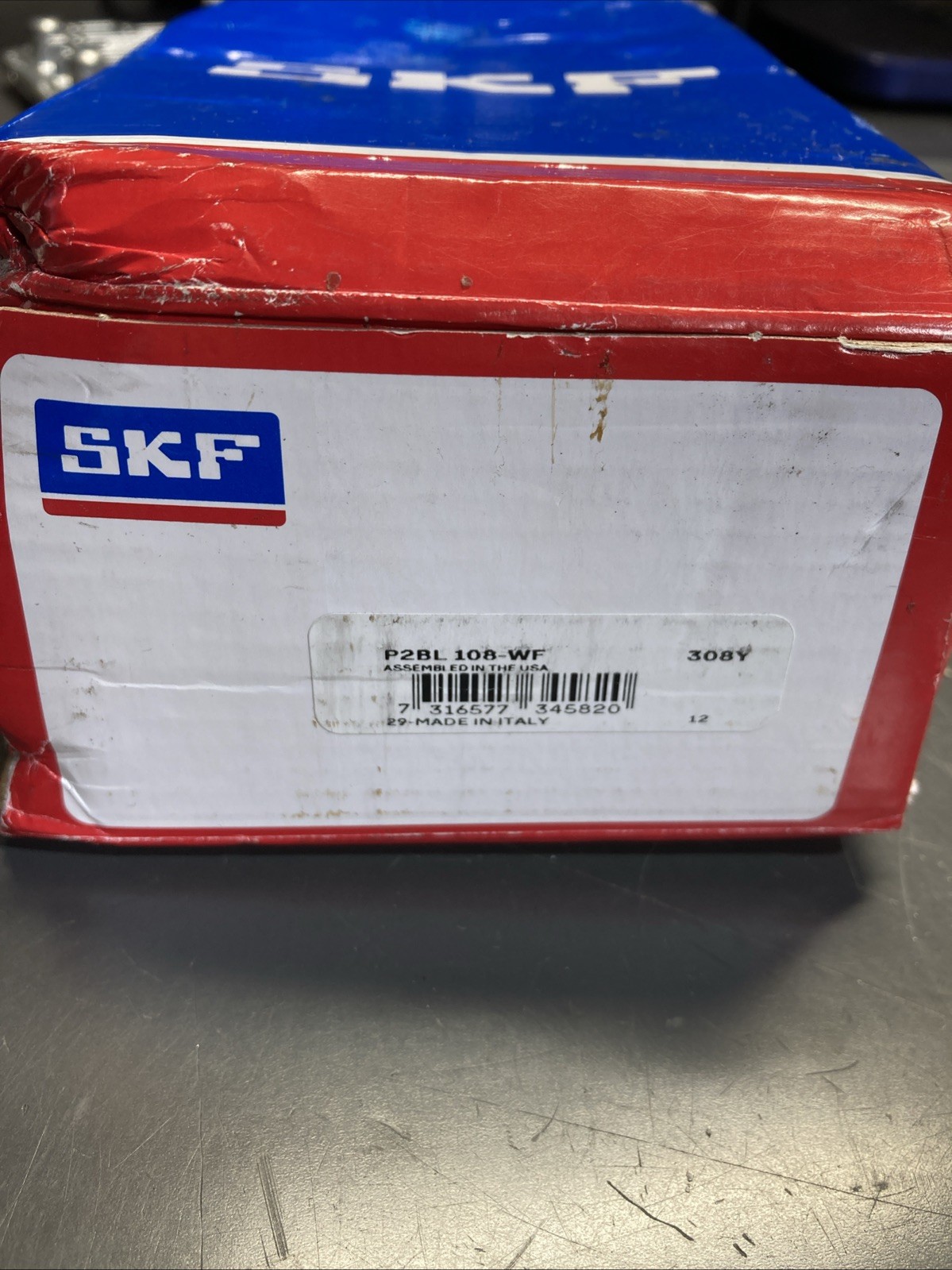 SKF P2BL 108-WF PILLOW BLOCK BALL BEARING UNIT TWO BOLT BASE 1.5000 In Bore New