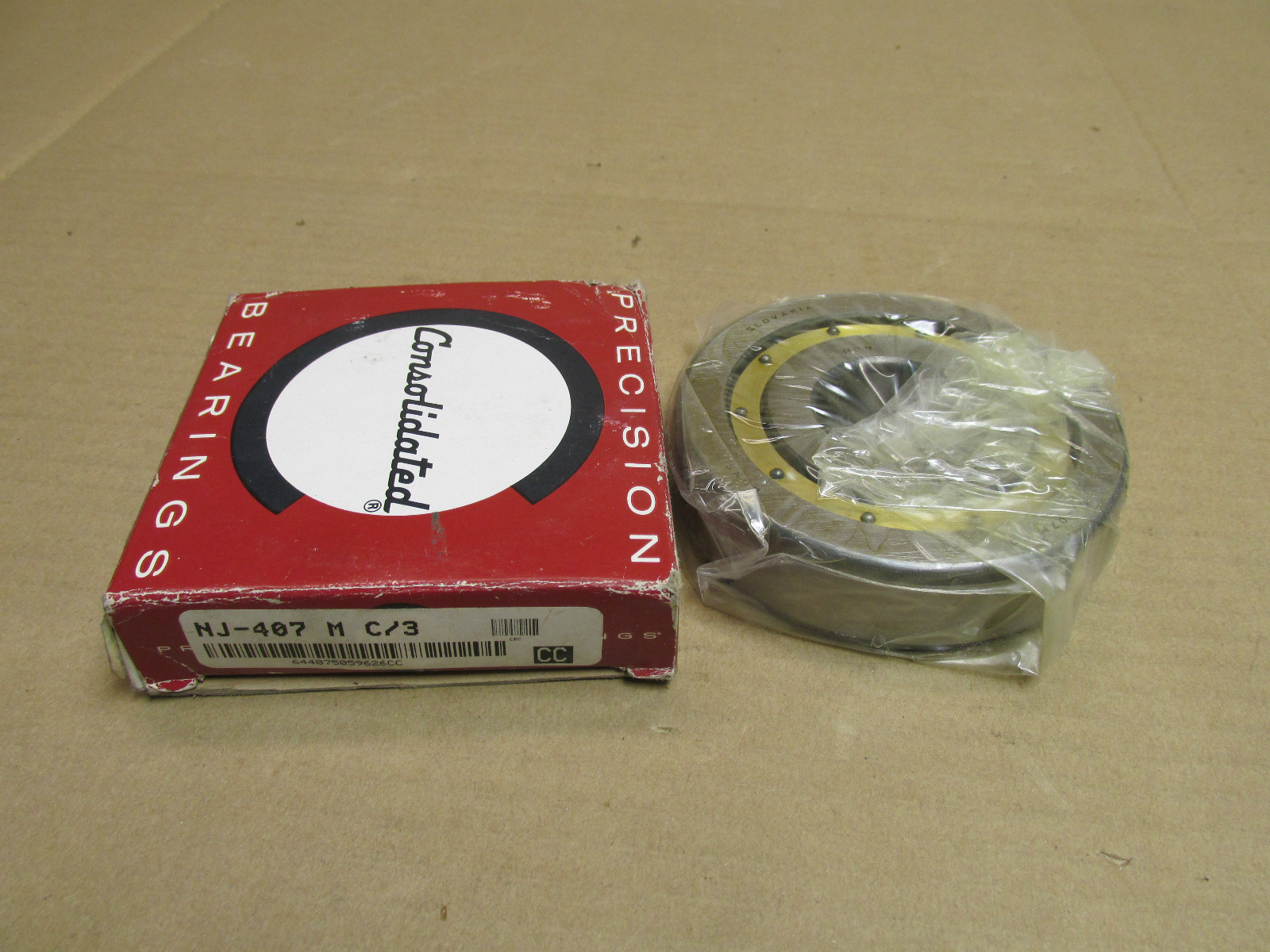 CONS NJ407MC3 Cylindrical Roller Bearing 35x100x25 mm NJ407C3 NJ407