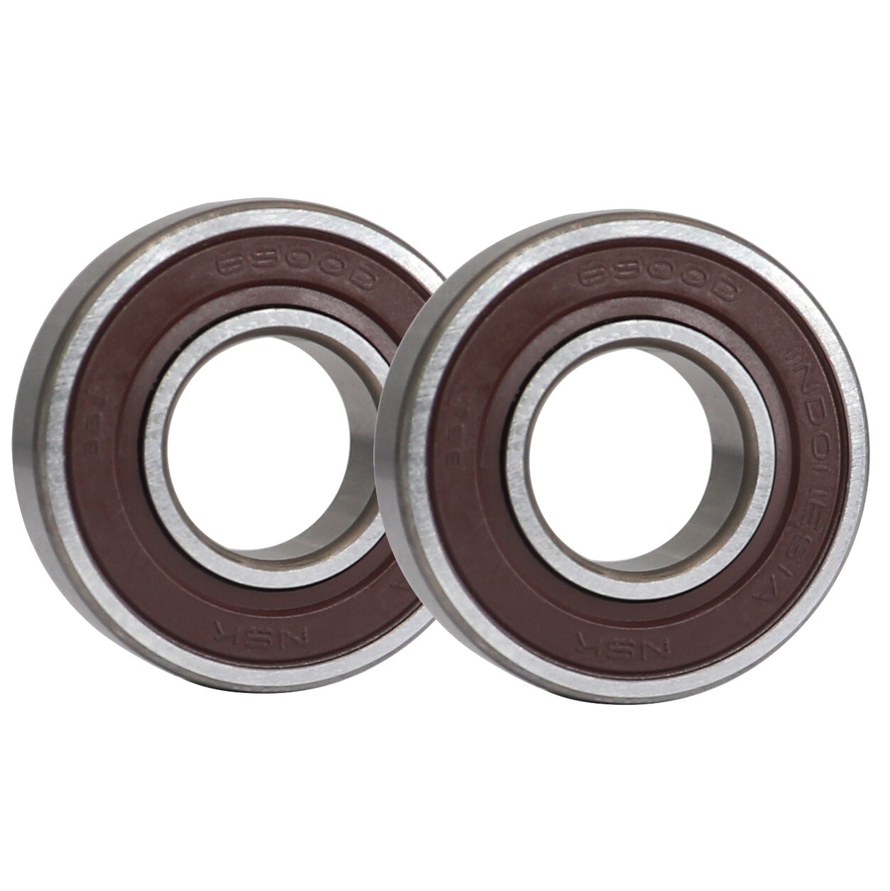 2PACK NSK 6900DD 6900-2RS 61900-2RS 10X22X6MM Double Rubber Sealed Bearings