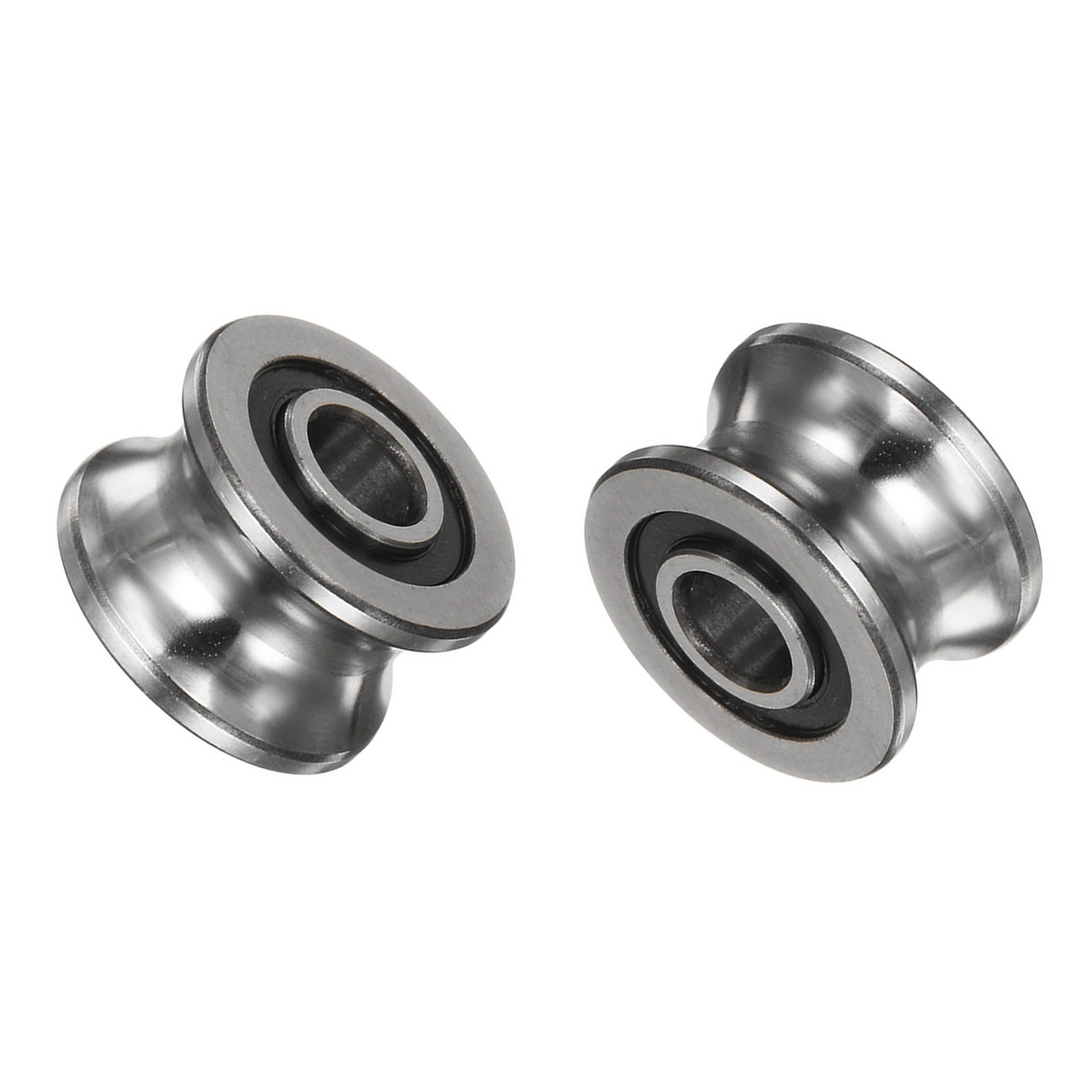 6Pcs 8×22.5×14.5mm U Groove Track Guide Bearing(GCr15) Chrome Steel Bearings