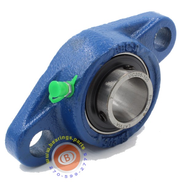 UCFL205-100 Two-Bolt Cast Iron Flange Bearing Unit 1" ID – Baltic Bearing