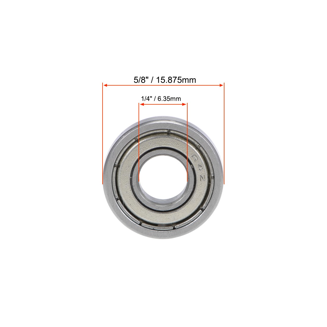 10pcs R4ZZ Deep Groove Ball Bearing 1/4″x5/8″x0.196″ Shielded Z2 Lever Bearings