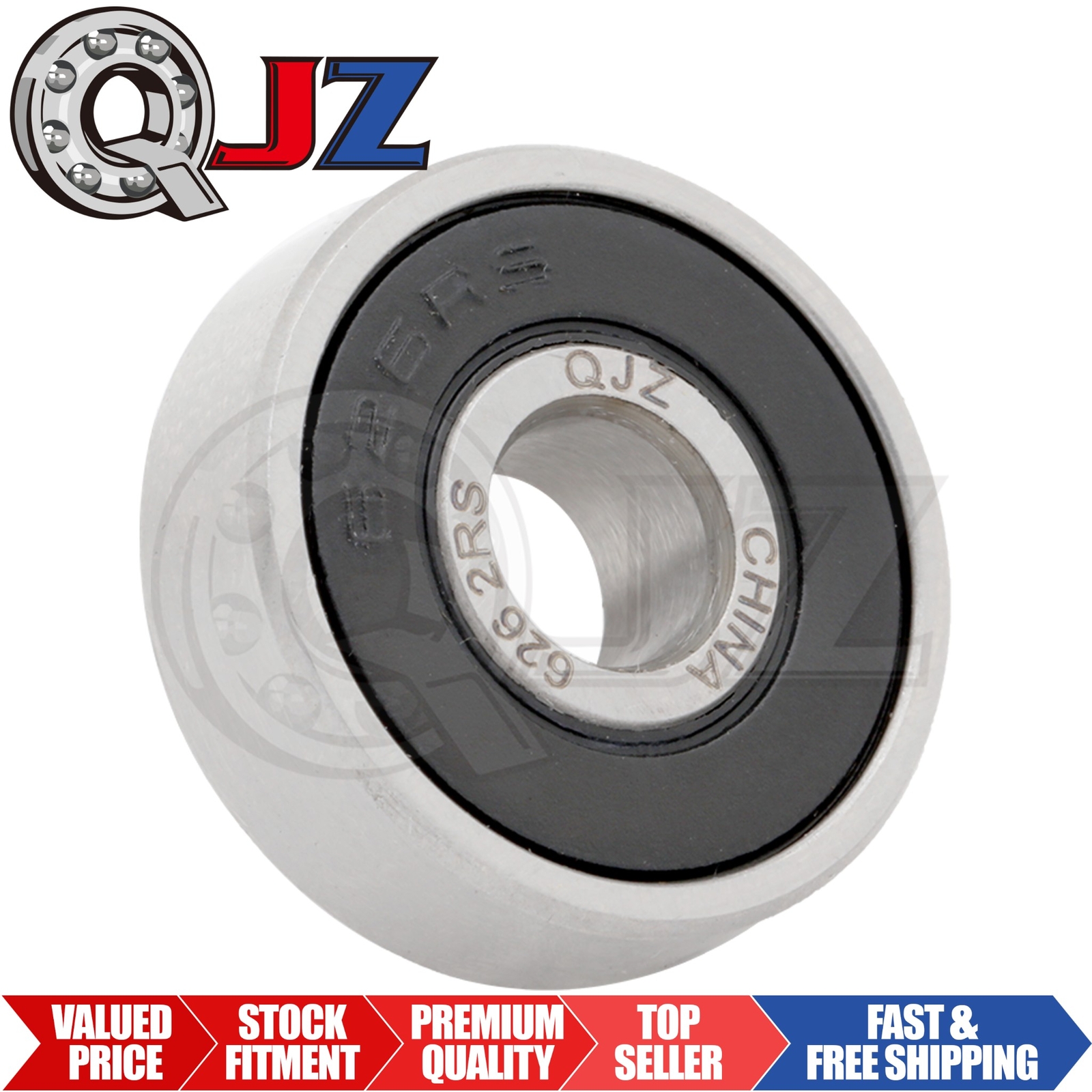 [Qty.1] New 626-2RS Miniature Sealed Ball Bearing [6mm Bore x 19mm OD x 6mm W]