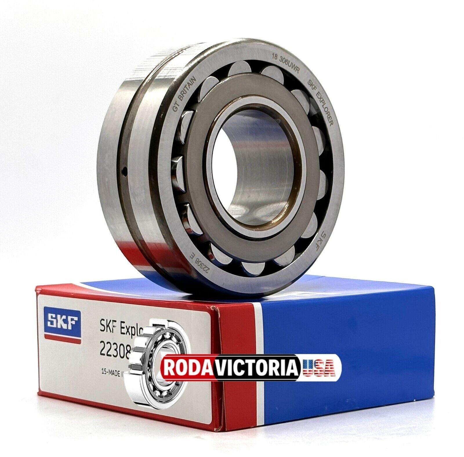 SKF 22308 E C3 Spherical Roller Bearing 40x90x33mm